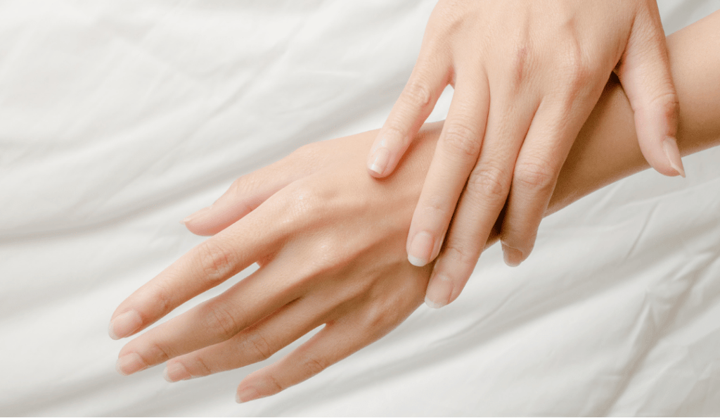 IPL treatment for hands and arms in Barrie, addressing age spots, sun damage, and uneven skin tone to achieve a more radiant and youthful appearance