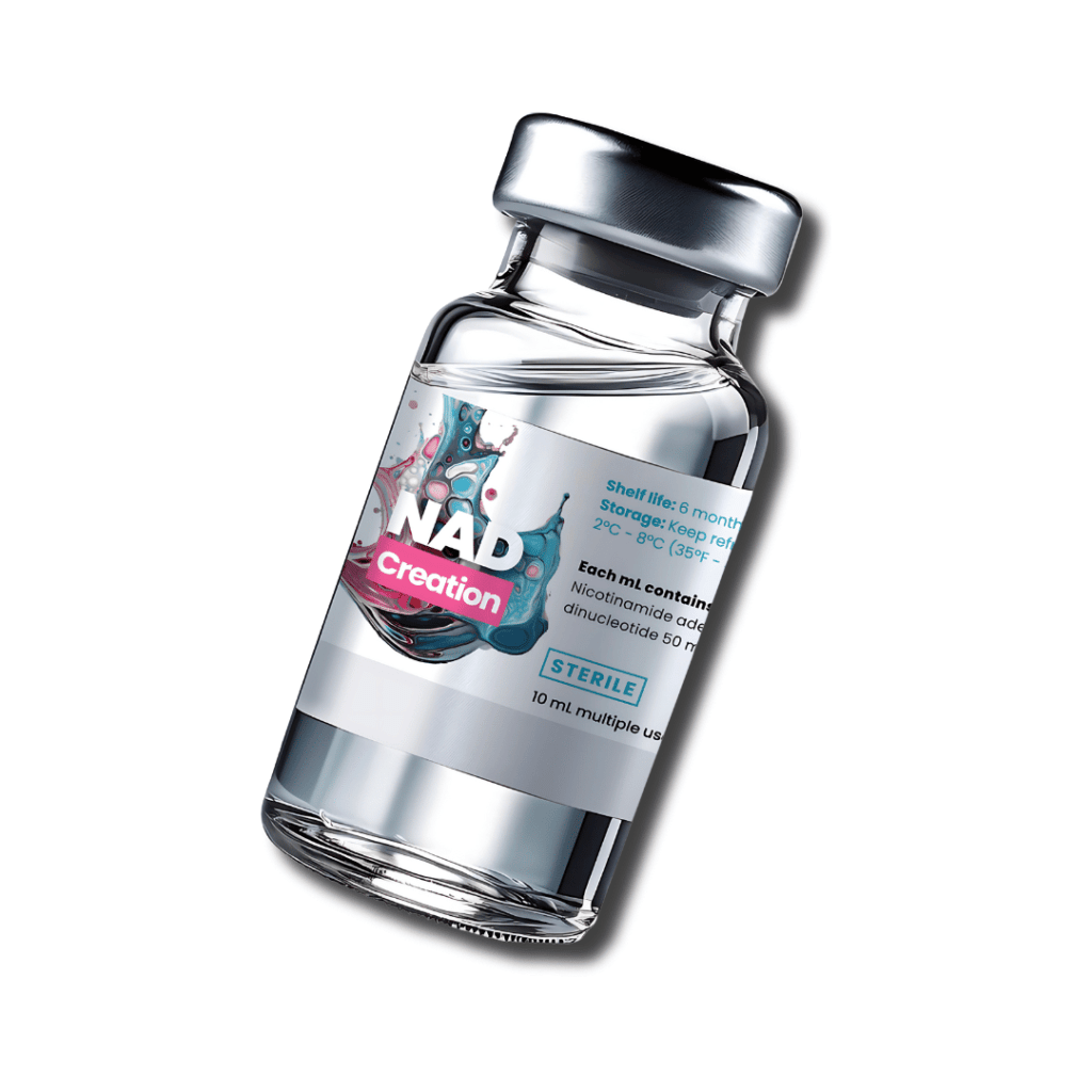 NAD Creation booster shot for cellular energy and revitalization at Revive Med Spa, Barrie